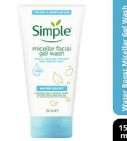 Simple Micellar facial gel wash