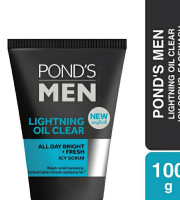 Ponds Men lightning oil clear icy scrub