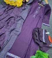 New collection three piece(purple)