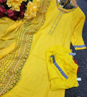 New collection three piece(yellow)